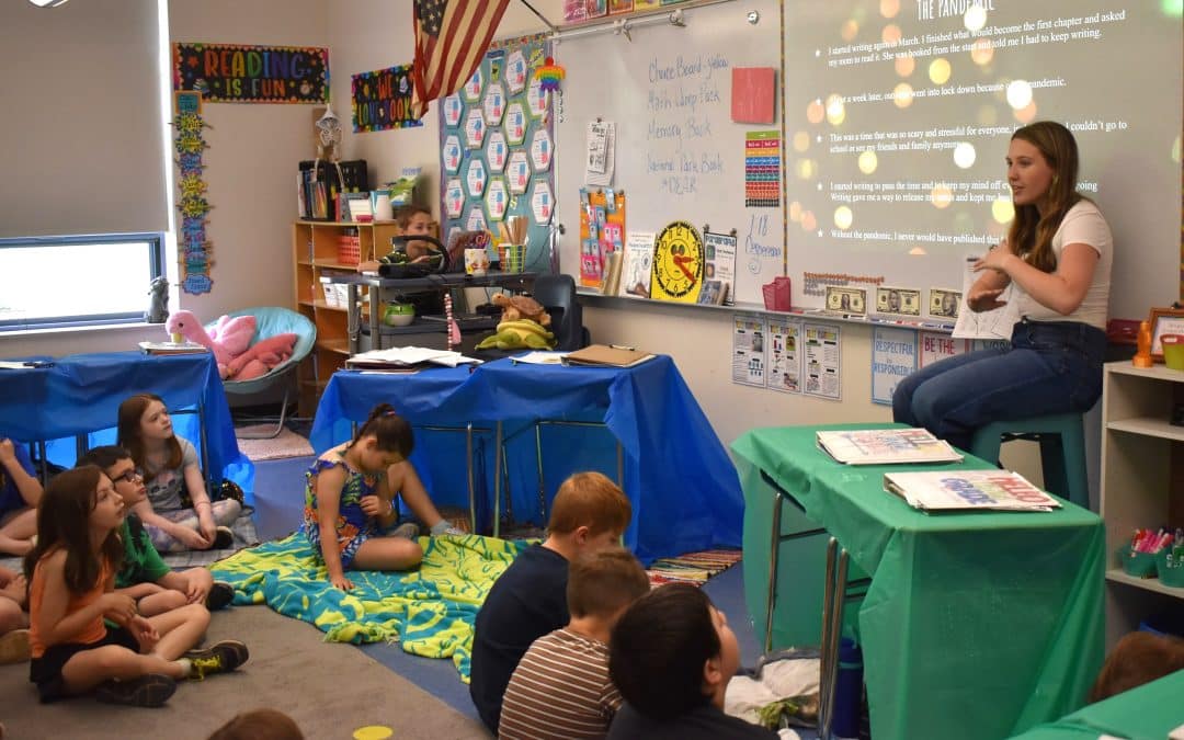 Westfield, Sharon young writers inspire Littleville Elementary students