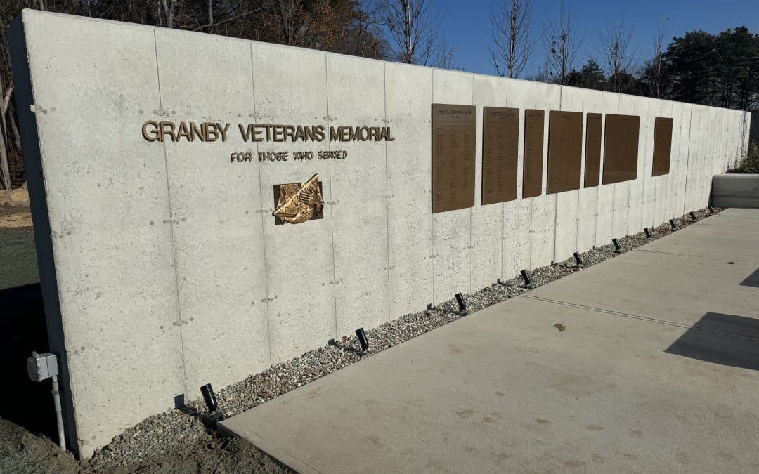 Granby Veterans Memorial given grand opening ceremony