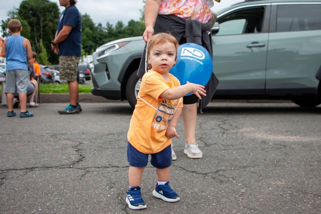 Wesley Davis, 3, of Enfield. 