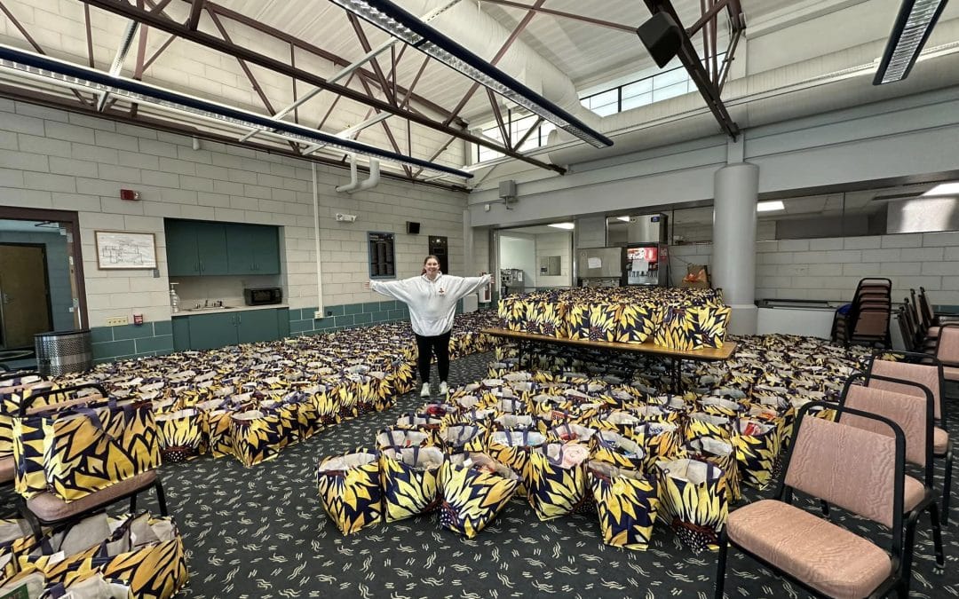 Jillian Battles fills 800 bags for troops 4th year in a row