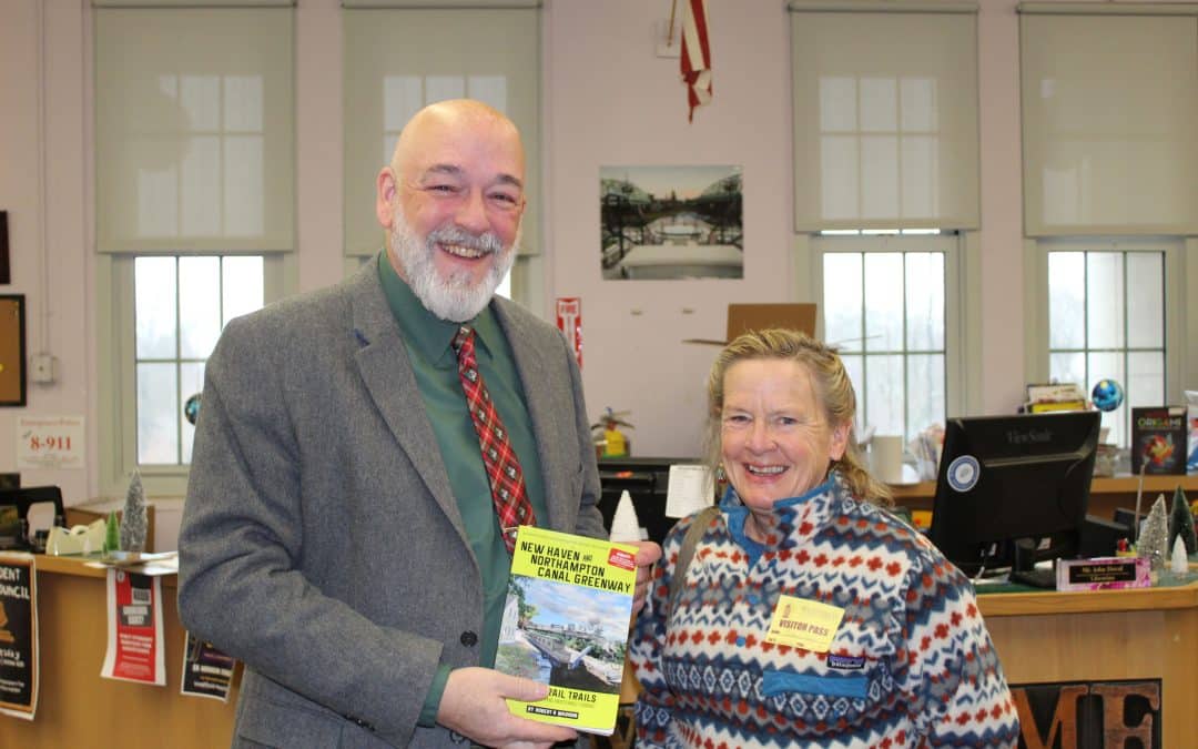 Author donates rail trail history to Westfield school libraries