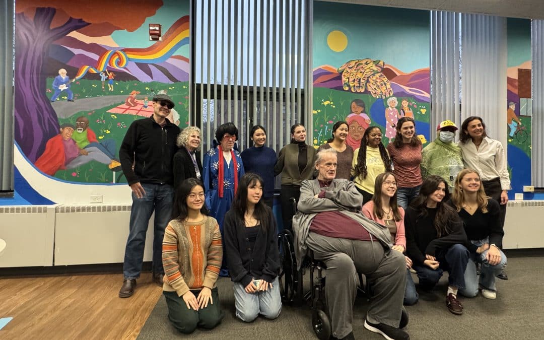 Amherst Senior Center unveils mural by college students