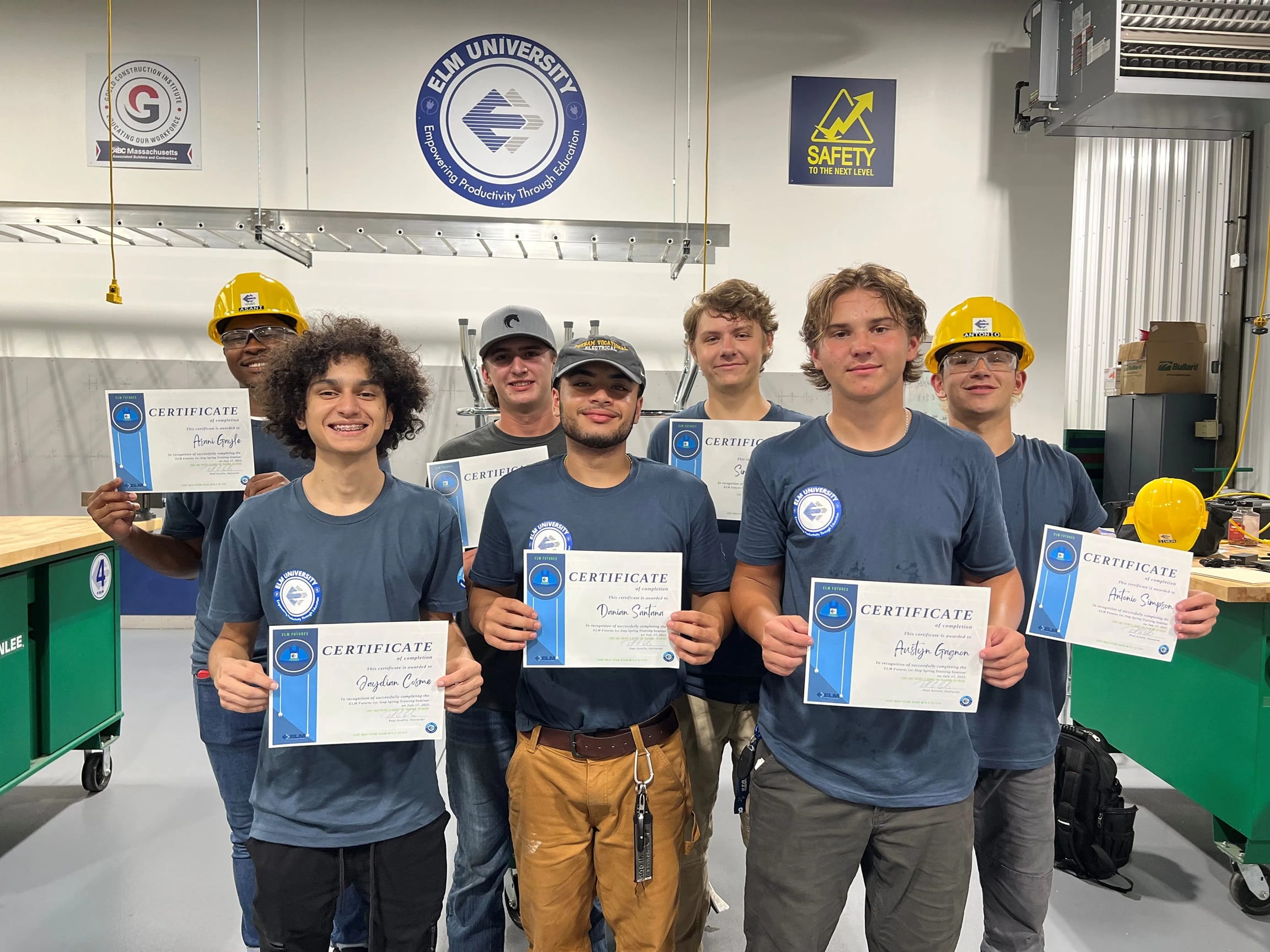 Students learn electrical skills at Elm Futures training seminars