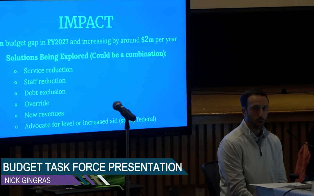 South Hadley’s Budget Task Force to host listening session