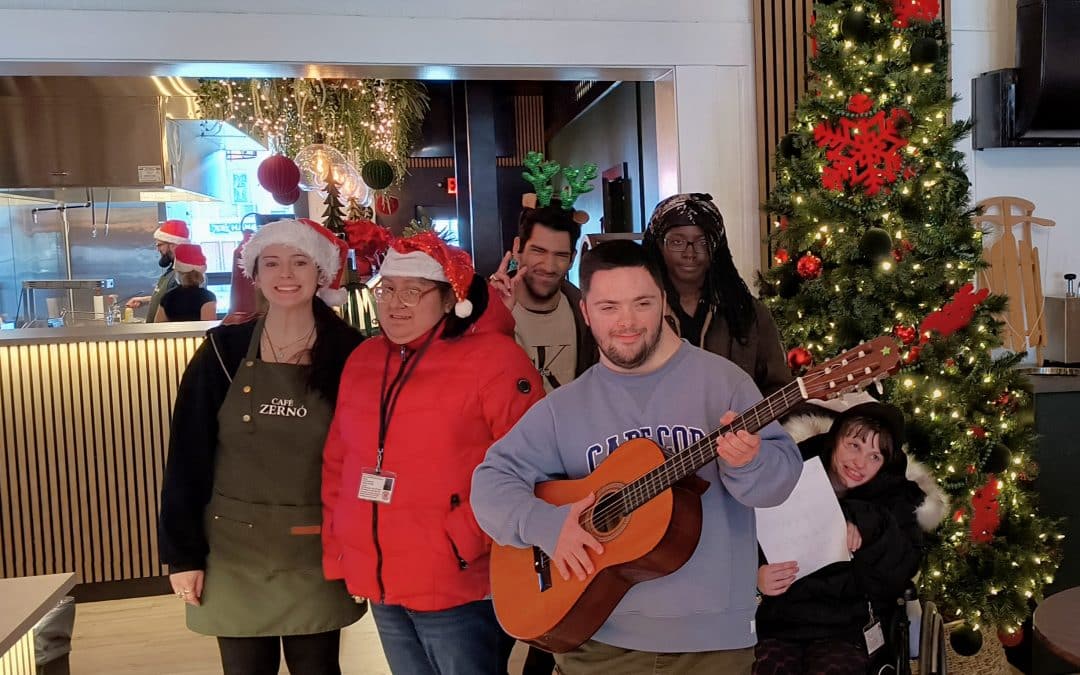 Young adults spread holiday cheer in downtown Westfield